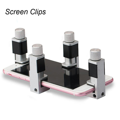 Cell Phone Pressure LCD Screen Fixing Fixture Clip Set Tablet Mobile Phone Screen Clips Fixed Repair Tool Metal Clamp Adjustable ► Photo 1/6