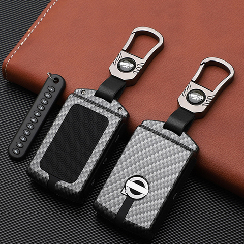 Carbon Fiber Car Remote Control Key Cover Protective Shell Key Case For Volvo XC40 XC60 S90 XC90 V90 T5 T6 T8 Car Accessories ► Photo 1/6