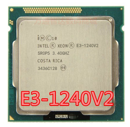 Intel Xeon E3-1240 v2 E3 1240 V2  8M Cache 3.40 GHz SR0P5 LGA1155 E3 1240 v2 CPU Processor  free shipping E3-1240V2 ► Photo 1/1