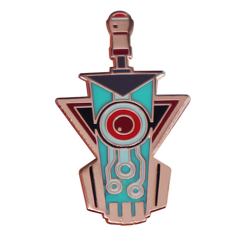 Transistor Sword Red Sword Enamel pin Supergiant Games Transistor video game Weapon Brooch ► Photo 1/6