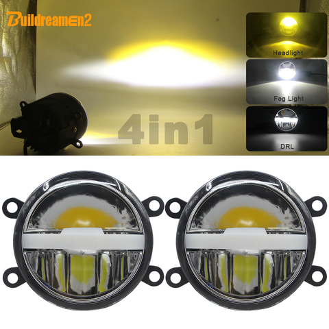 4in1 Car LED Light Kit Fog Lamp + Headlight High Beam Low Beam + DRL With Harness Wire H11 12V For 2006-2012 Peugeot 207 ► Photo 1/6