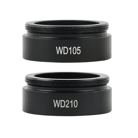 WD105 WD210 0.5X 1X Industrial Monocular Lens Video Microscope Lens Auxiliary Objective M35 Mounting ► Photo 1/6