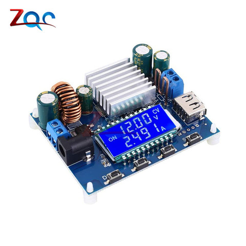 Boost Buck Converter CC CV DC 5.5-30V to 0.6-30V 5V 12V 24V 4A 35W Adjustable Power Supply Regulator Module Step Up Down Board ► Photo 1/6