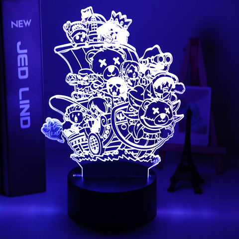 Lampe 3D One Piece - Sunny