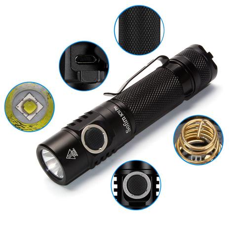 Sofirn SC31 Pro SST40 5000K Powerful 2000LM LED Flashlight 18650 Torch USB C Rechargeable Anduril UI ► Photo 1/6