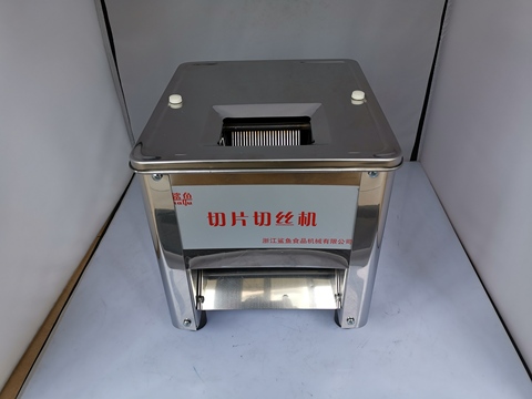 Commercial stainless steel small automatic meat slicer, household pork meat strip dicing machine ► Photo 1/6