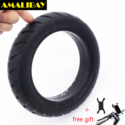 Scooter Tire Vacuum Solid Tyre 8 1/2X2 for Xiaomi Mijia M365 Electric Skateboard Skate Board Non-Pneumatic Tyre Durable / Holder ► Photo 1/6