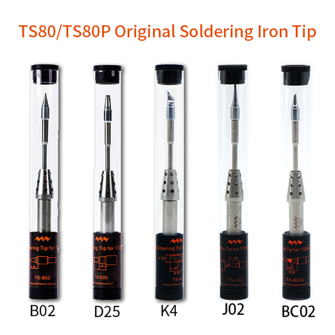 Original TS B02 BC02 D25 K4 J02 TS80 TS80P Soldering Iron Tip Replacement Solder Bit Head Lead Free Ceramic Heating Core ► Photo 1/6