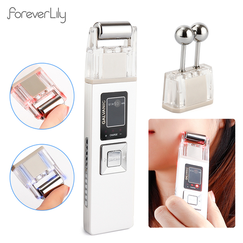 Galvanic Microcurrent Facial Skin Firming Whiting Machine Iontophoresis Acne Pore Blackhead Removal Massager Skin Care Therapy ► Photo 1/6