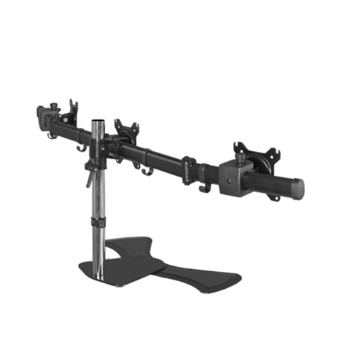 triple screen 27inch lcd tv table mount monitor desk three support Led bracket lcd holder ► Photo 1/6