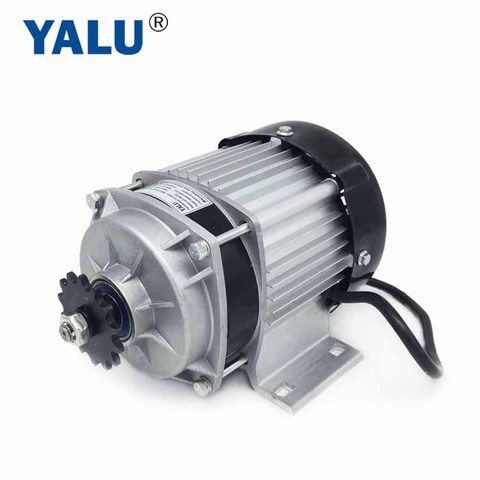 YALU BM1418ZXF 500W 48V Brushless Electric Rickshaw Permanent Magnet BLDC Tricycle Motor for Electric Buggy Trick Motor Kit ► Photo 1/6