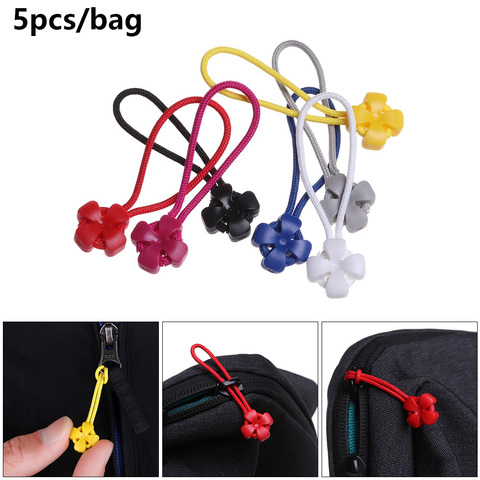 5/10pc Zipper Pull Puller End Fit Rope Tag Fixer Zip Cord Tab Replacement Clip Broken Buckle Travel Bag Suitcase Cloth Accessory ► Photo 1/6