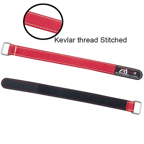 Kevlar Strap w Metal Buckle Lipo Battery Straps 2Pack Width 20mm Length 150/180/200/210/220/225/230/250/300/350/400mm ► Photo 1/6