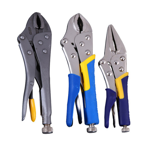 Multitool Industrial Crimping Pliers Long Nose Pliers Vise Grip Locking Welding Quick Pincers Crimping Tools alicate crimpador ► Photo 1/6