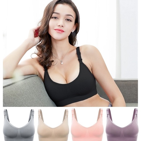 Maternity nursing bra breastfeeding bra pregnant women underwear maternity lace bra ► Photo 1/6