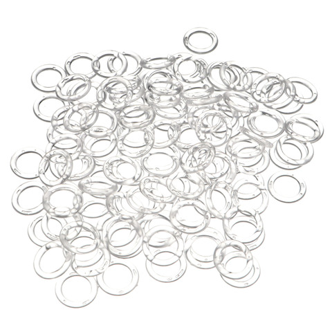 100pcs Curtain Rings Roman Rings Plastic Hanging Rings Curtain Accessories ► Photo 1/6