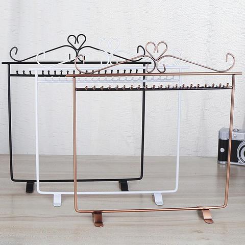 Storage Jewelry Hanger Necklace Earring Metal Jewelry Rack Pedant Display Stand Earring Holder Jewelry Organizer Necklace Hanger ► Photo 1/6