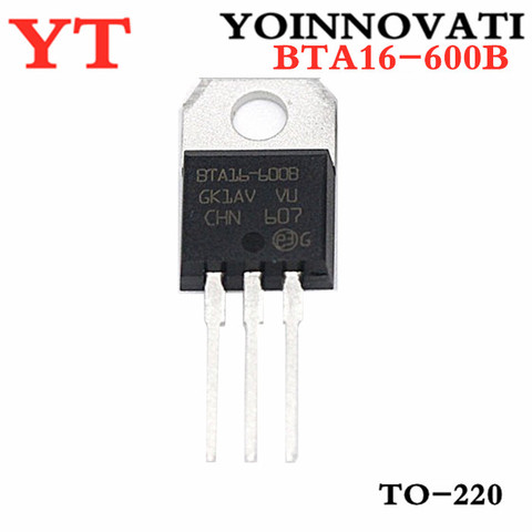 10pcs BTA16-600B TO-220 BTA16-600 TO220 16-600B BTA16 600V 16A TRIACS ► Photo 1/3