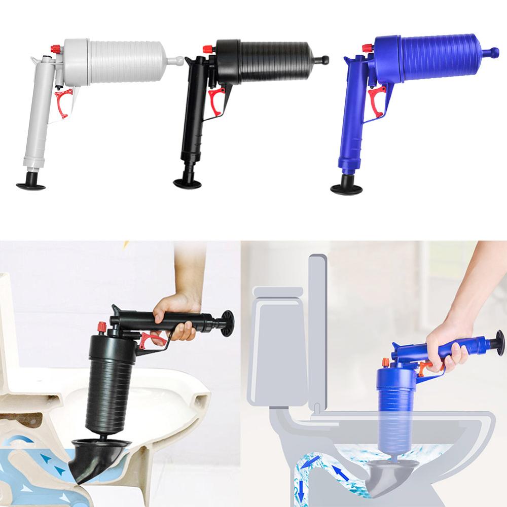 Storystore Drain blaster air Powered plunger gun, High Pressure Powerful  drain clog remover sink Plunger Opener cleaner pump for Bath Toil