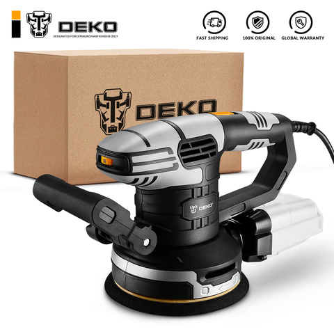 DEKO DKSD150J2 450W Random Orbit Sander with sandpaper and Hybrid dust canister ► Photo 1/4