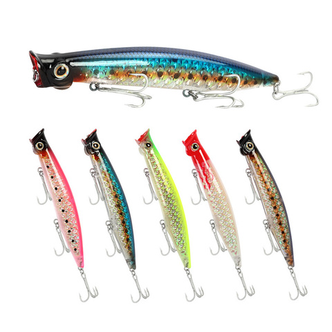 1Pcs Popper Fishing Lures 11cm/13g Top Water High Quality Wobblers Hard Fake Baits Crankbaits Isca Artificial Fishing Tackle ► Photo 1/5