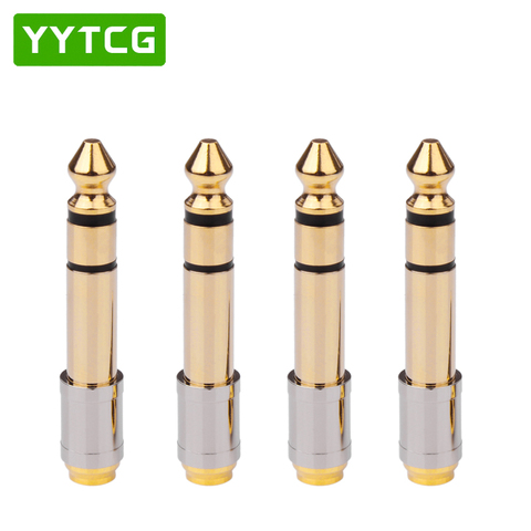 YYTCG Jack 6.5 6.35mm Male Plug to 3.5mm Female Connector Headphone Amplifier Audio Adapter Microphone AUX 6.3 3.5 mm Converter ► Photo 1/6