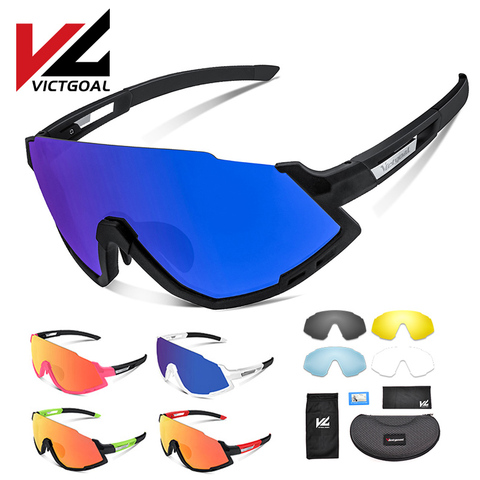 Cycling Bike Polarized Sports Sunglasses Goggle UV400 5 Lenses
