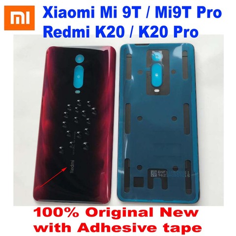 Original New Best Redmi K20 K20Pro Back Glass Cover For Xiaomi Mi 9T MI9T pro Rear Battery Case Housing Door Lid Phone Shell ► Photo 1/2