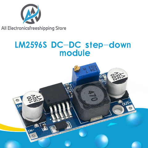 LM2596s DC-DC step-down power supply module 3A adjustable step-down module LM2596 voltage regulator 24V 12V 5V 3V ► Photo 1/6