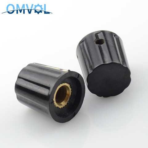 6mm mounting hole Bakelite Potentiometer Amplifier Knobs Cap 18*18*6mm rotary knob ► Photo 1/6