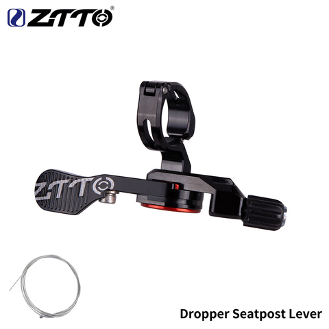 ZTTO MTB Dropper Post Lever Seatpost Dropper Bike Adjust Seat Post Drop Mechanical Remote Control Lever Universal Shifter Style ► Photo 1/6