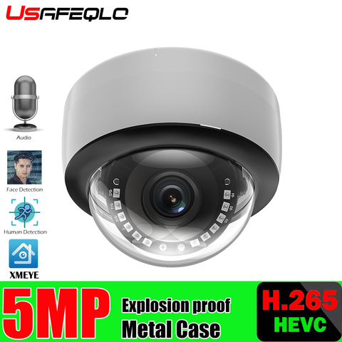 5MP 3MP 2MP Dome POE IP Camera Built in Microphone Audio CCTV 5MP 3MP Home Security Camera Night vision IP66 H.265AI ONVIF ► Photo 1/1