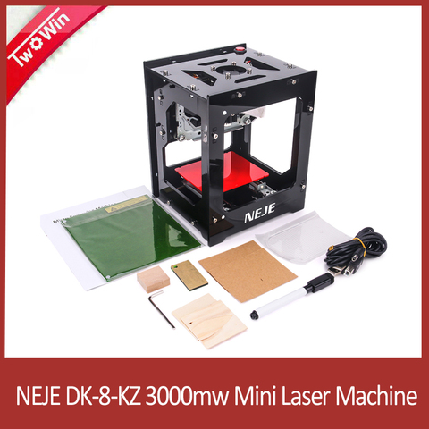 NEJE DK-8-KZ 3000mW DIY Desktop Mini CNC Laser Engraver Cutter Engraving Wood Cutting Machine Router with Bluetootwith Bluttooth ► Photo 1/6