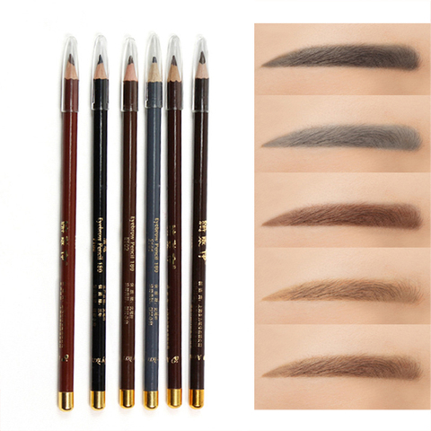 Easy To Color Classic Eyebrow Pencil Waterproof Sweatproof Double Head Long Lasting Natural Beautiful Eye Makeup Tools TSLM1 ► Photo 1/6