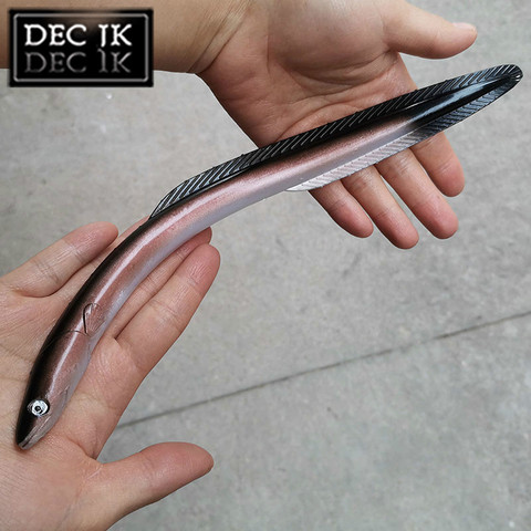 Soft/Big/Artificial/Silicone/Fake Bait For Fishing Lure/Tackle  Carp Sea Eel Swimbait 30cm 56g Wobblers Fish Pollock Sand Boat ► Photo 1/6