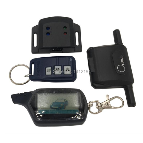B9 Two Way LCD Remote + Ony Way Rmote Key + B9 Antenna Accessories For Russian Engine Start Starline B9 Two way car alarm system ► Photo 1/1
