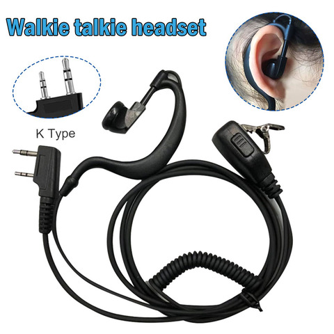 Police Ear Hook Earpiece Headset PTT Earphone for Midland Radio GXT550 GXT1050 GXT1050VP4 G5 G7 G225 Walkie Talkie ► Photo 1/6