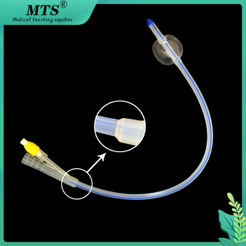 MTS 2 way Urology urinary catheter silicone Foley catheter Clinical teaching traumatic pistol size fr16-fr24 ► Photo 1/6