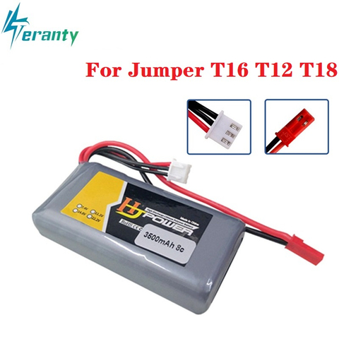 Original Rc Lipo Battery 2S 7.4V 3500MAH Lipo Battery for Jumper T16 T12 Open Source Multi-protocol Radio Transmitter battery ► Photo 1/6