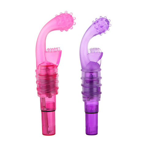 Triple G Spot Vibrator Clitoris Stimulat Massager Finger Vibrator Transparent Beads Female Sex Toys for Women Sex Products ► Photo 1/6