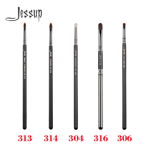 Jessup Precise Single Makeup Professional Brush Accuracy Lip Line Fiber Hair Wood handle Pearlescent Matte Beauty Cosmetic Tool ► Photo 1/6