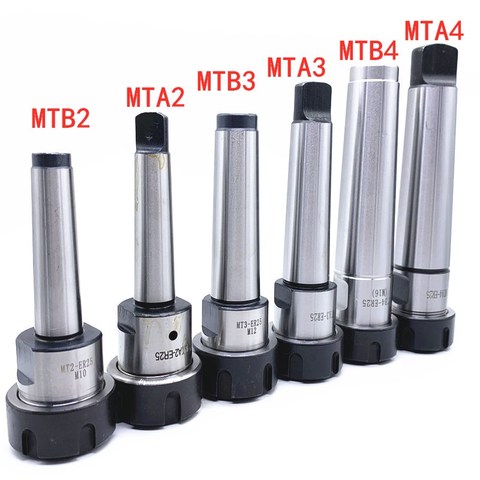 MT2 ER25 M110 MT3 ER25 M12  MT4 ER25 M16 Taper Collet Chuck Holder Face Milling Arbor Adapter for CNC Milling Tools ► Photo 1/6