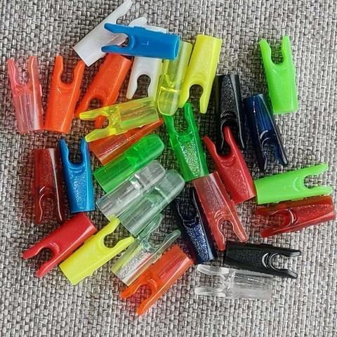 60pcs DIY Plastic Arrow Pin Nocks Size L For ID4.2mm ID6.2mm 3.2mm  Arrow Shaft Archery Accessory ► Photo 1/6