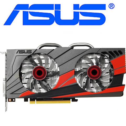 ASUS GTX960 4GB Video Card 128Bit GDDR5 Graphics Cards for nVIDIA Cards Geforce GTX 960 HDMI DVI GTX 750 Ti 950 1050 1060 Used ► Photo 1/3