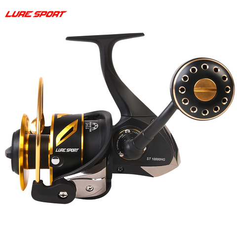 LureSport Spinning Reel Alloy Heavy Fishing Reel High Ratio Jigging reel 12BB  Saltist 4000-10000 Ocean Boat Fish Max Drag 35kg ► Photo 1/6