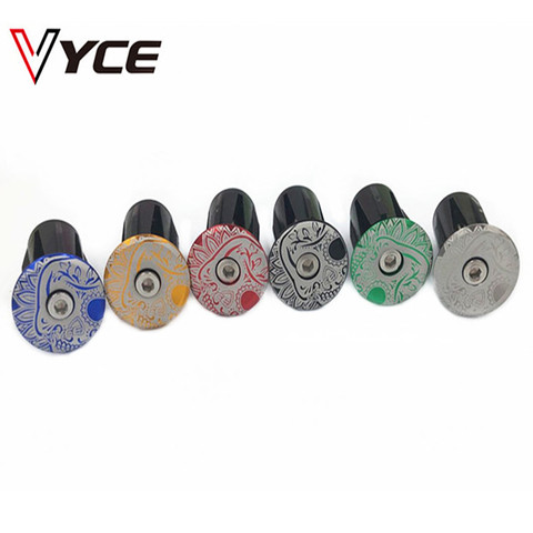 VYCE 2 PCS Of Bike Handlebar Aluminum Alloy Plug Rod Handle Cap Color Plug Stopper Bicycle Parts Equipment ► Photo 1/6