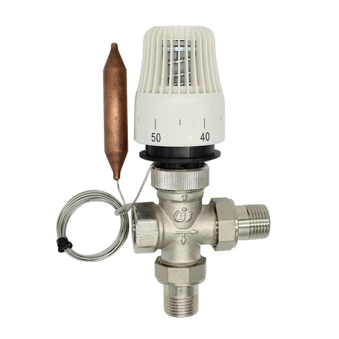thermostatic valve for radiator actuator valves underfloor heating system 1/2 3/4 1 1-1/4 inch ► Photo 1/2