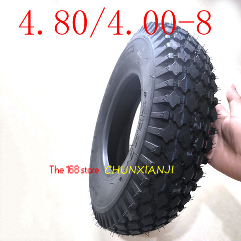 High Quality 4.80/4.00-8 Tubeless Park Carousel Tire 400-8 Inch Road Trailer Tire Vacuum Tyre ► Photo 1/5