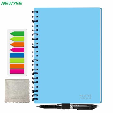NEWYES A5 Smart Reusable Notebook Erasable Wirebound Notebook Cloud Storage App Paperless Waterproof Hardcover Diary Book Gifts ► Photo 1/6