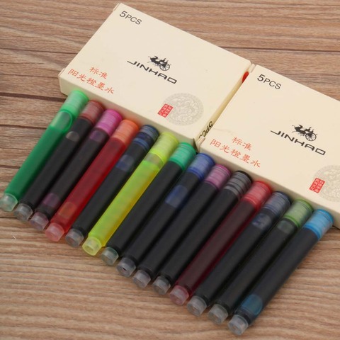 JINHAO 12pcs red green brown Cartridges Ink Refill ► Photo 1/6